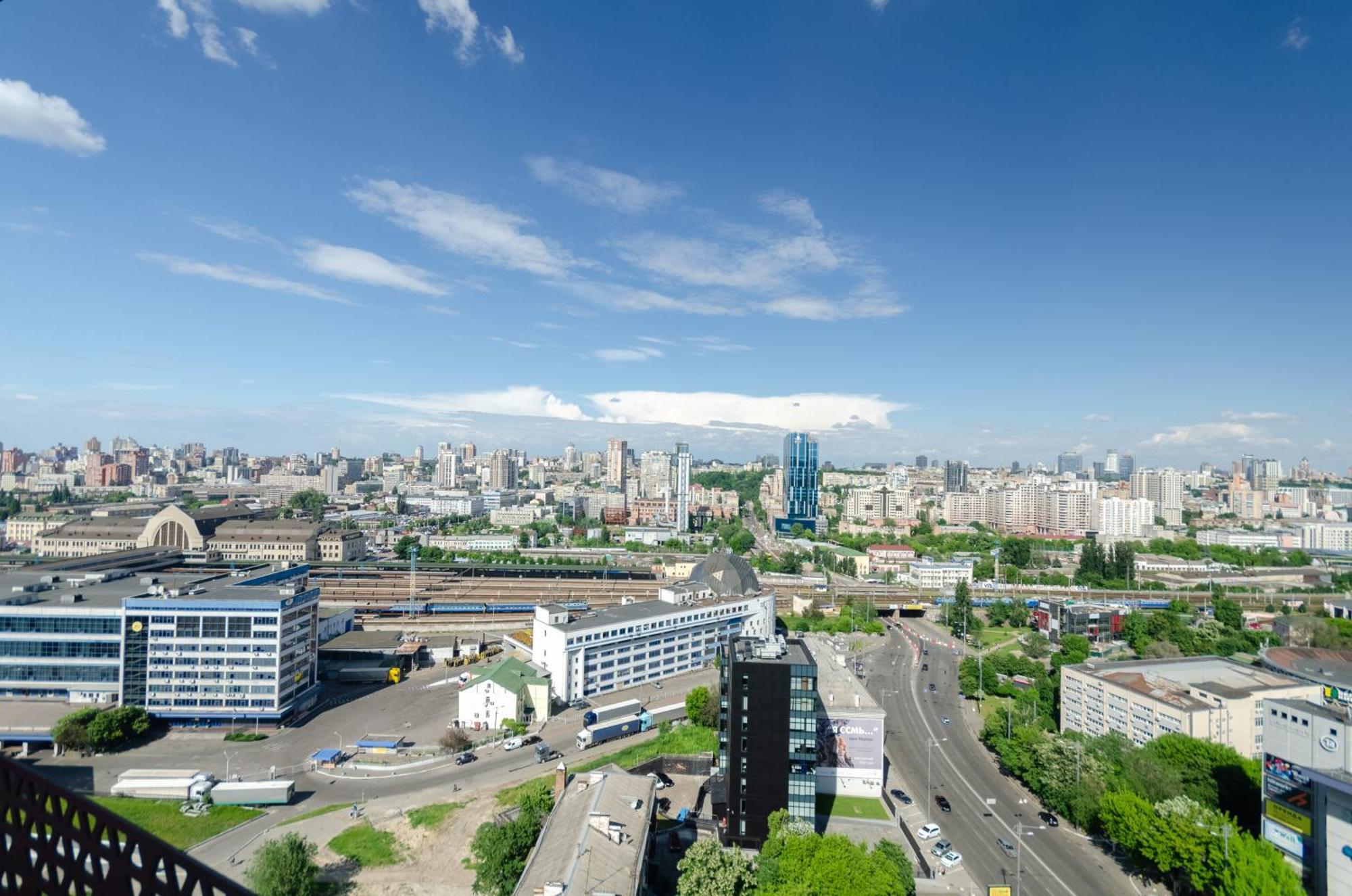 Petrovdom 234-241-86-96 In City View Apartments At Rc Kvartet,Near Central Railway Station Kiev Buitenkant foto